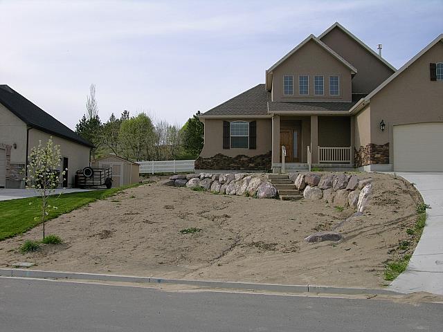 Before landscaping Before landscaping